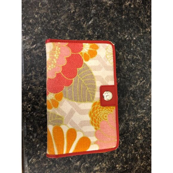 Spartina 449 Daufuskie Island Floral Shoulder Bag Leather Linen and Wallet - Picture 7 of 14